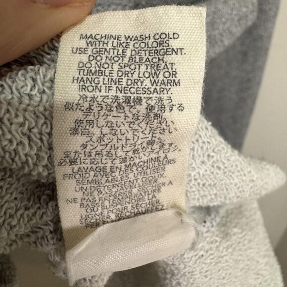 The Great. Sweatshirt Size M 2 Gray Pleated Waist Corset Crewneck Long Sleeve - Picture 6 of 6